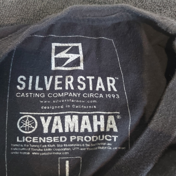 Large Yamaha Star Motorcycle Tee Shirt - Picture 3 of 5